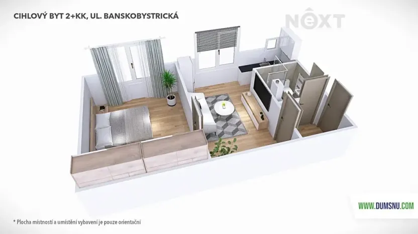 Prodej bytu 2+kk, Šumperk, Banskobystrická, 40 m2