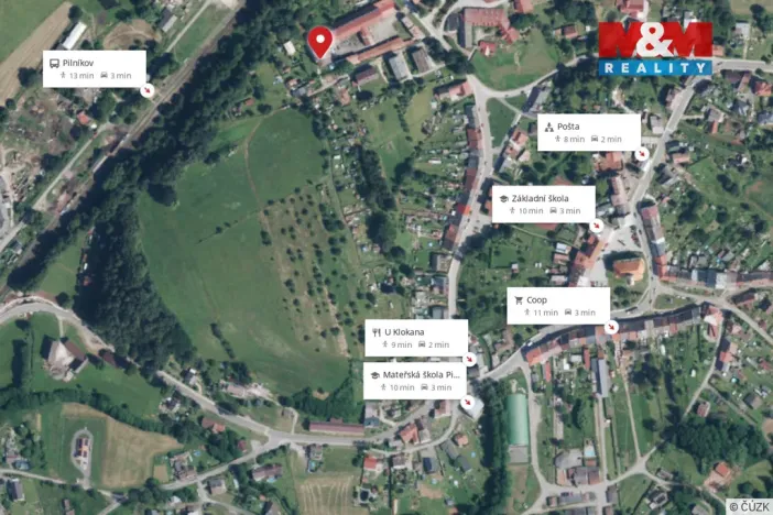 Pronájem bytu 1+kk, Pilníkov, Tovární, 36 m2