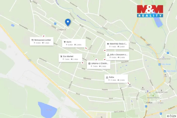 Pronájem bytu 2+kk, Cvikov - Cvikov II, Sídliště, 43 m2