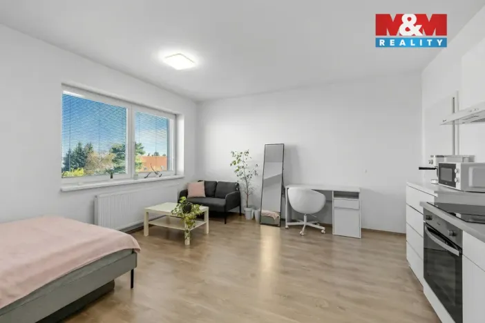 Pronájem bytu 1+kk, Horoměřice, Nebušická, 32 m2