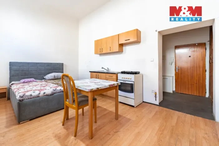 Prodej bytu 1+kk, Cheb, Mánesova, 26 m2