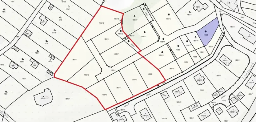 Prodej pozemku pro bydlení, Lovosice, Lhotecká, 9072 m2