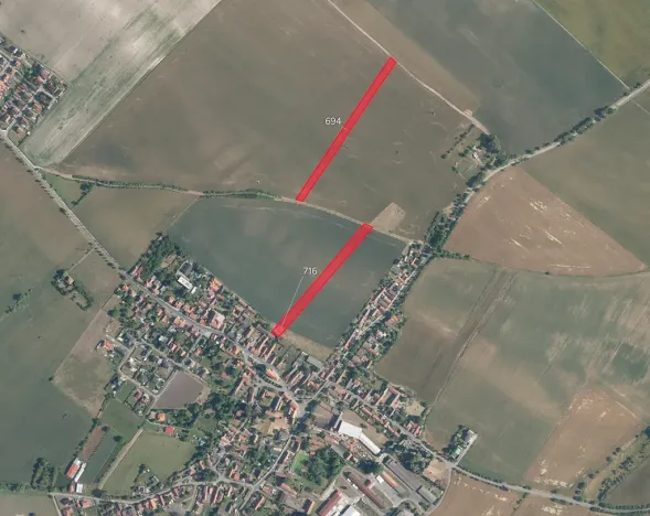 Prodej pole, Kostelní Hlavno, 19238 m2