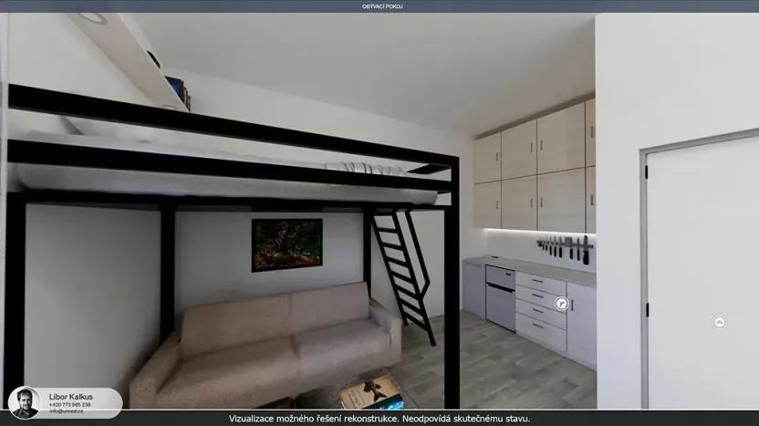 Prodej bytu 1+kk, Svoboda nad Úpou, Nový svět, 25 m2