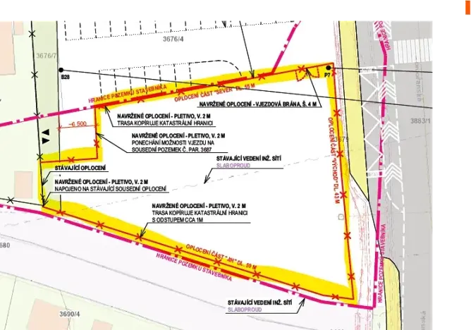 Pronájem komerčního pozemku, Praha - Modřany, Komořanská, 1500 m2