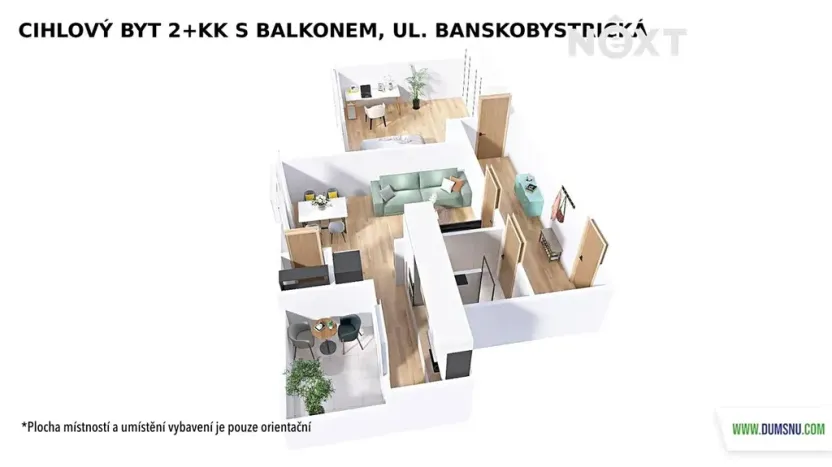 Prodej bytu 2+kk, Šumperk, Banskobystrická, 61 m2