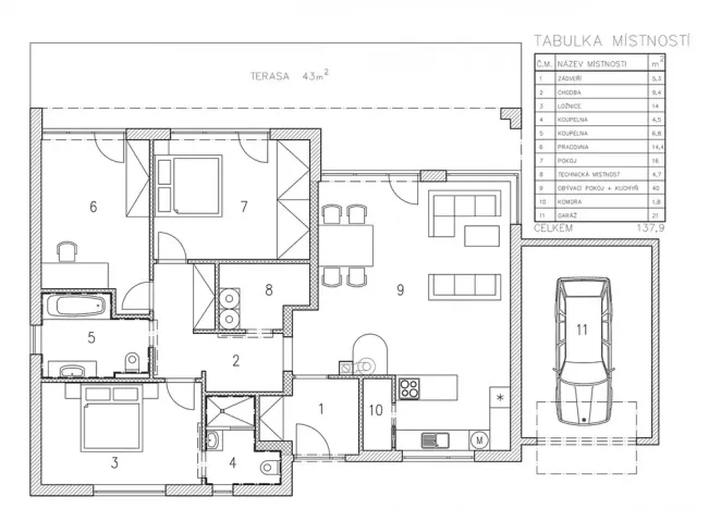 Prodej vily, Králův Dvůr, Na Vinohradech, 140 m2