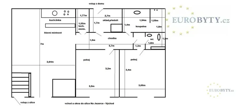 Prodej obchodního prostoru, Praha - Nusle, Na Jezerce, 74 m2