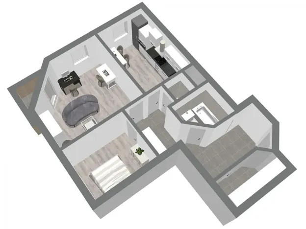 Prodej bytu 2+1, Liberec, Křížová, 62 m2