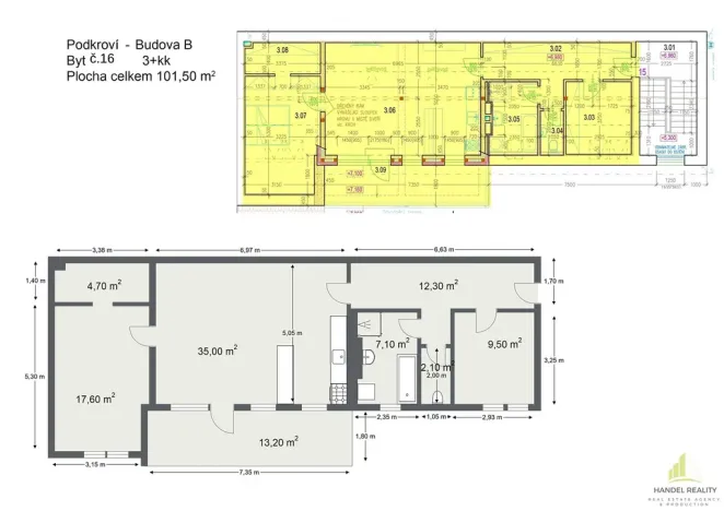 Prodej bytu 3+kk, Břeclav, 91 m2