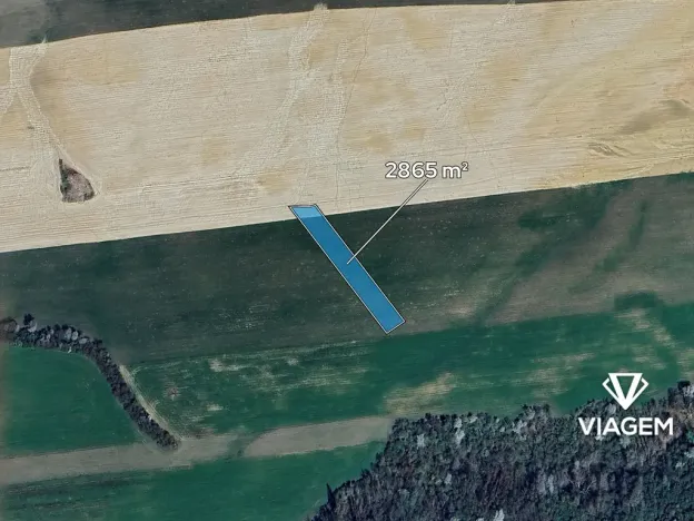 Prodej podílu pole, Újezdec, 955 m2