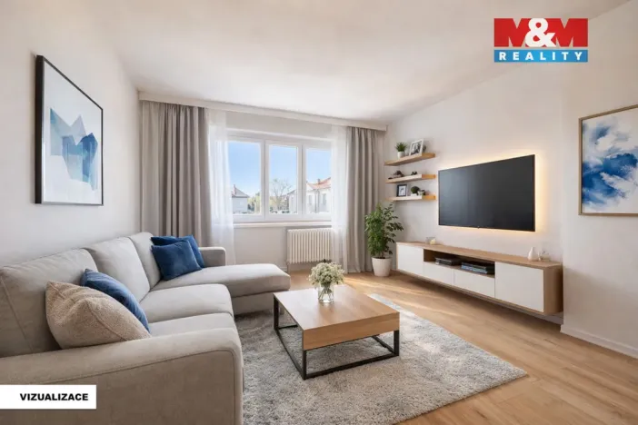 Prodej bytu 2+1, Kralupy nad Vltavou - Lobeček, Masarykova, 48 m2