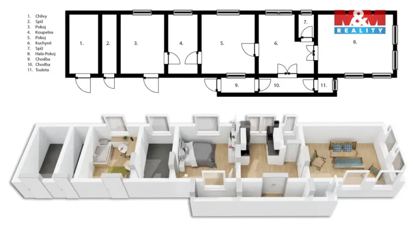 Prodej rodinného domu, Lužec nad Cidlinou, 110 m2