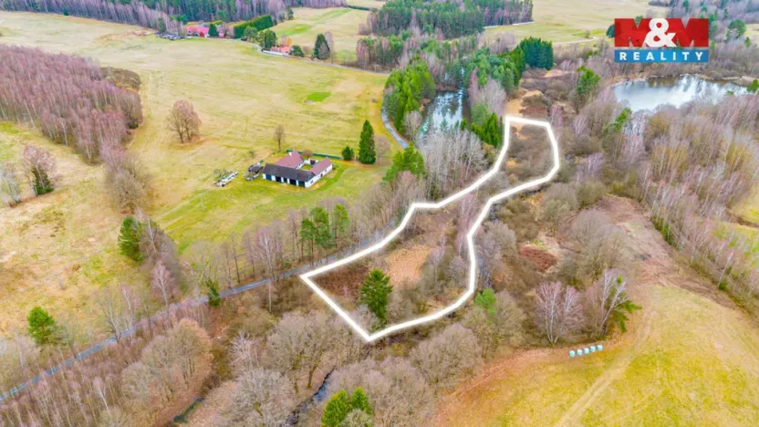 Prodej rybníku, Dvory nad Lužnicí, 8649 m2