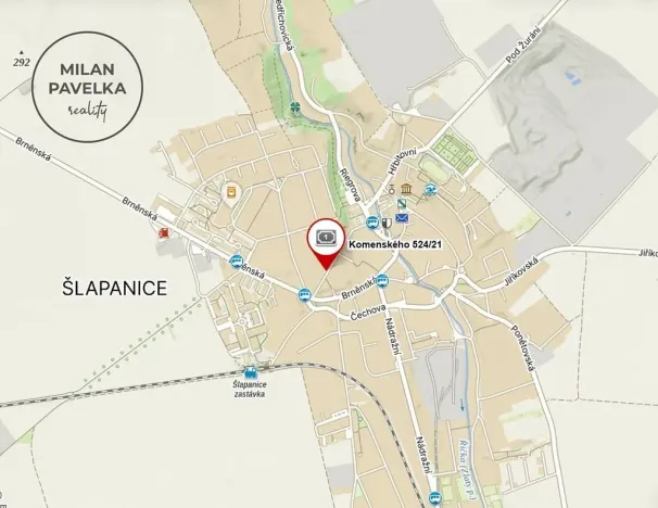 Prodej rodinného domu, Šlapanice, Komenského, 69 m2