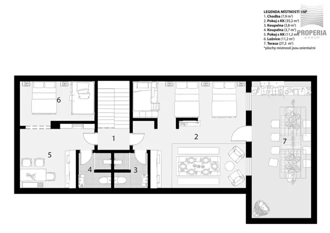 Prodej apartmánu, Strachotín, Sklepní, 285 m2