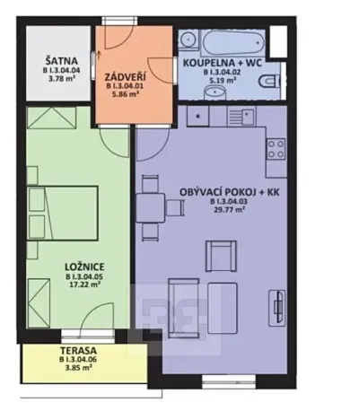 Pronájem bytu 2+kk, Poděbrady, Máchova, 65 m2