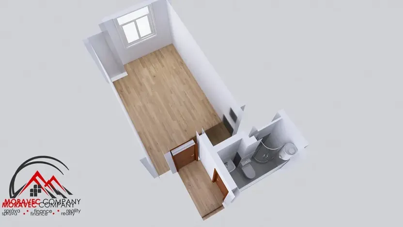 Pronájem bytu 1+kk, Ostrava, Palackého, 26 m2