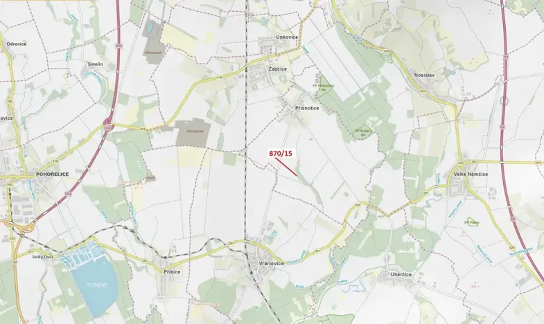 Dražba lesa, Přísnotice, 60 m2