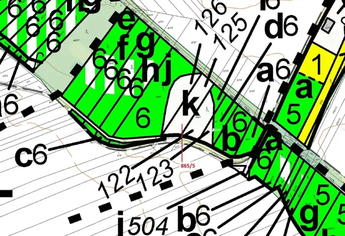Dražba lesa, Přísnotice, 968 m2