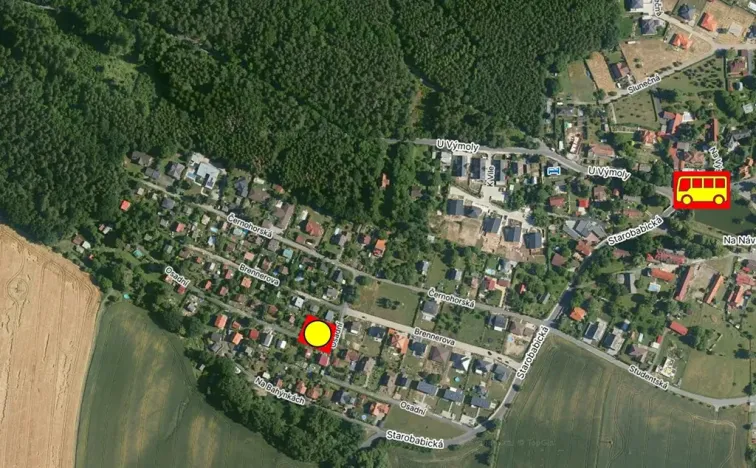 Prodej pozemku pro bydlení, Babice, Osadní, 394 m2