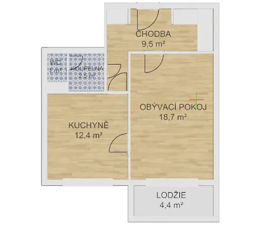 Prodej bytu 1+1, Zlín, L. Váchy, 48 m2