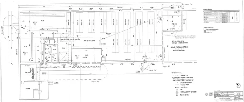 Pronájem skladu, Uherský Brod, Vazová, 720 m2