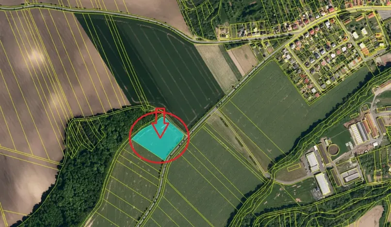 Prodej podílu pole, Všechovice, 1466 m2