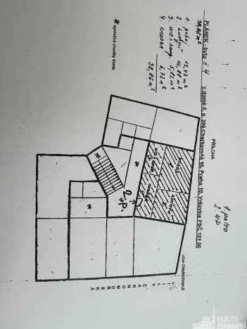 Pronájem bytu 1+1, Praha - Vršovice, Charkovská, 39 m2