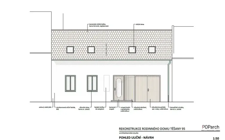 Prodej rodinného domu, Těšany, 108 m2