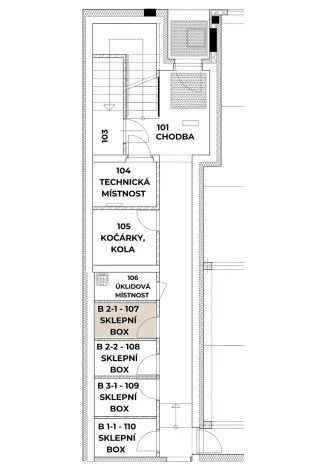 Prodej bytu 2+kk, Brno, Chleborádova, 87 m2
