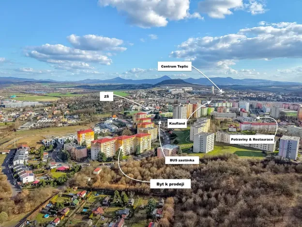 Prodej bytu 3+1, Teplice, Krušnohorská, 64 m2