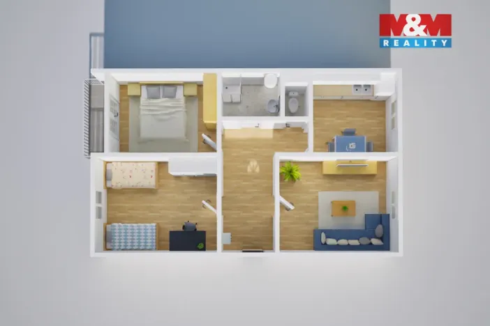 Prodej bytu 3+1, Ústí nad Labem - Ústí nad Labem-centrum, Masarykova, 63 m2