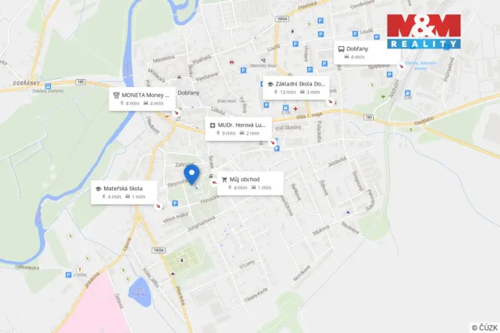 Pronájem bytu 2+1, Dobřany, Stromořadí, 64 m2