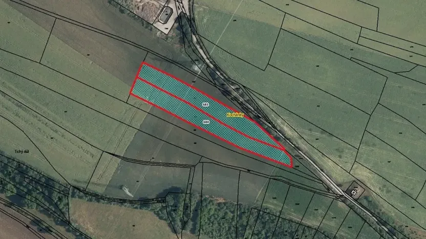 Prodej pole, Kochánky, 9970 m2