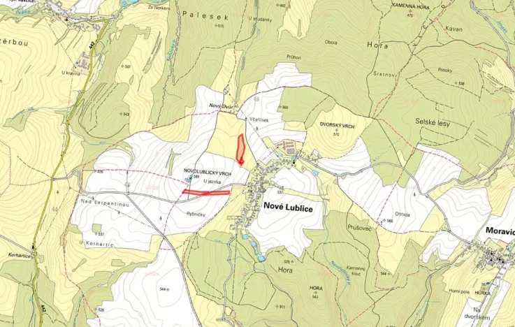 Prodej pole, Nové Lublice, 27406 m2