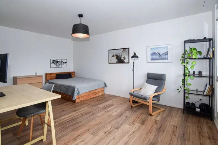 Pronájem bytu 1+kk, Praha - Střížkov, Bínova, 37 m2