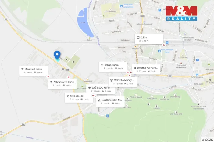 Prodej komerčního pozemku, Kuřim, 2221 m2