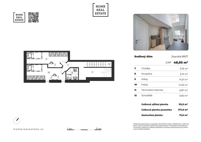 Prodej rodinného domu, Praha, 114 m2