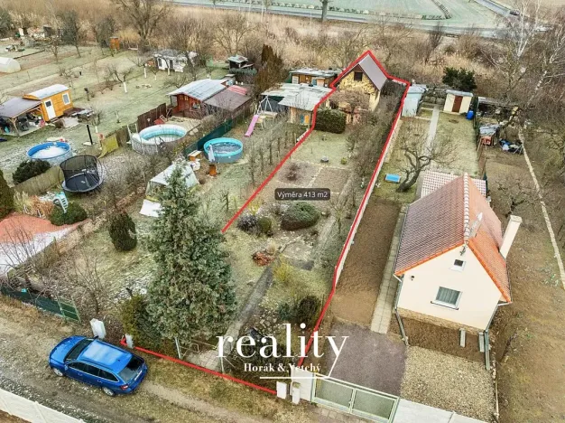 Prodej zahrady, Znojmo, 413 m2