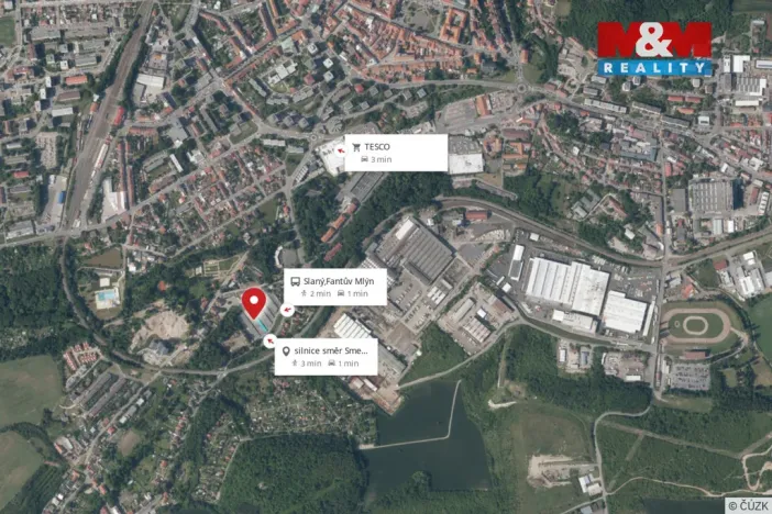 Prodej garáže, Slaný, Smečenská, 20 m2