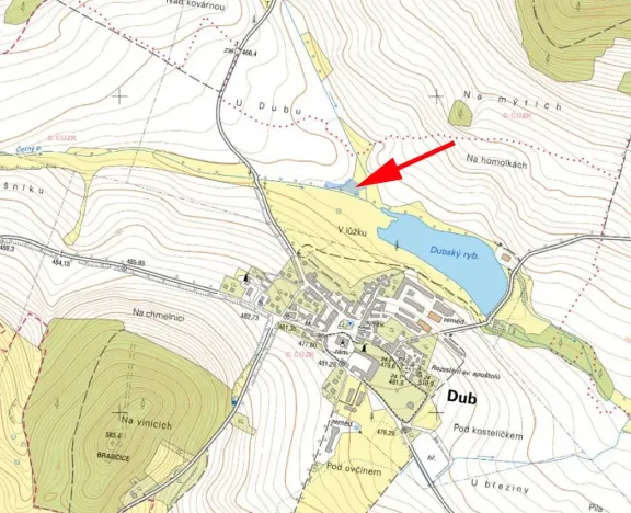 Prodej louky, Dub, 3051 m2