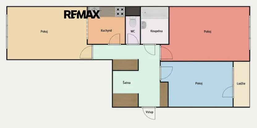 Prodej bytu 3+kk, Praha - Košíře, Slávy Horníka, 66 m2