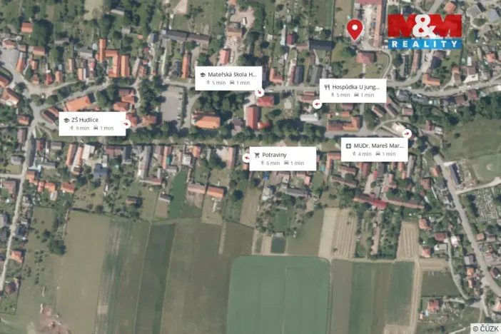 Prodej rodinného domu, Hudlice, U Panské zdi, 89 m2