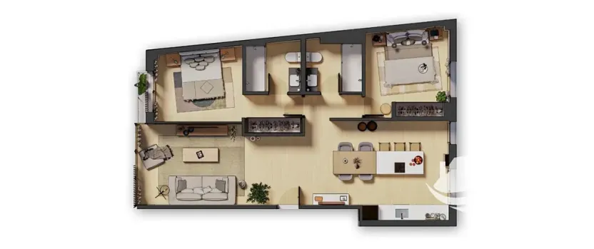 Prodej bytu 3+kk, Palma de Mallorca, Španělsko, 77 m2