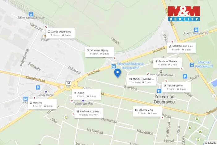 Prodej rodinného domu, Ždírec nad Doubravou, Družstevní, 225 m2