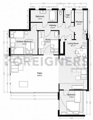 Pronájem rodinného domu, Brno, Malíkova, 95 m2