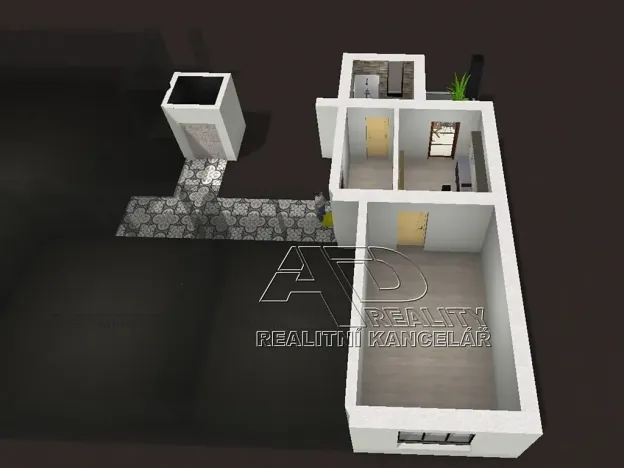 Pronájem bytu 1+kk, České Budějovice, Fráni Šrámka, 40 m2