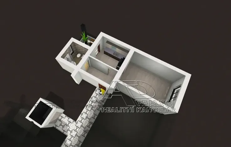 Pronájem bytu 1+kk, České Budějovice, Fráni Šrámka, 40 m2