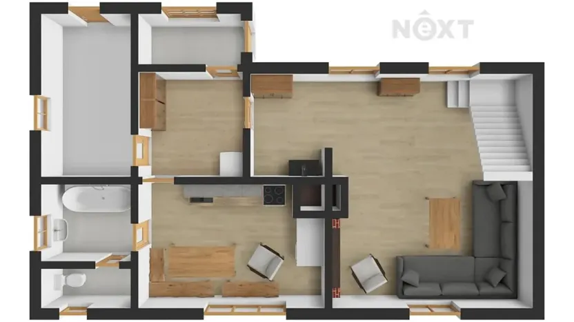 Prodej chalupy, Loučovice, 141 m2